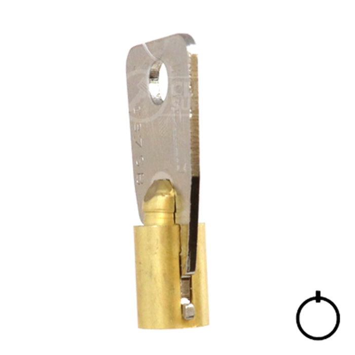 Small Bore Tubular Key Blank | Brass | 137SB Tubular Key Hudson Lock, LLC