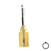 Small Bore Tubular Key Blank | Brass | 137SB Tubular Key Hudson Lock, LLC