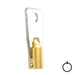 Small Bore Tubular Key Blank | Brass | 137SB Tubular Key Hudson Lock, LLC