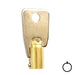 Small Bore Tubular Key Blank | Brass | 137SB Tubular Key Hudson Lock, LLC