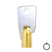 Small Bore Tubular Key Blank | Brass | 137SB Tubular Key Hudson Lock, LLC