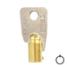 Small Bore Tubular Key Blank | Brass | 137SB Tubular Key Hudson Lock, LLC