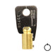 Small Bore Tubular Key Blank | Brass | 137SB Tubular Key Hudson Lock, LLC