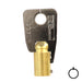 Small Bore Tubular Key Blank | Brass | 137SB Tubular Key Hudson Lock, LLC