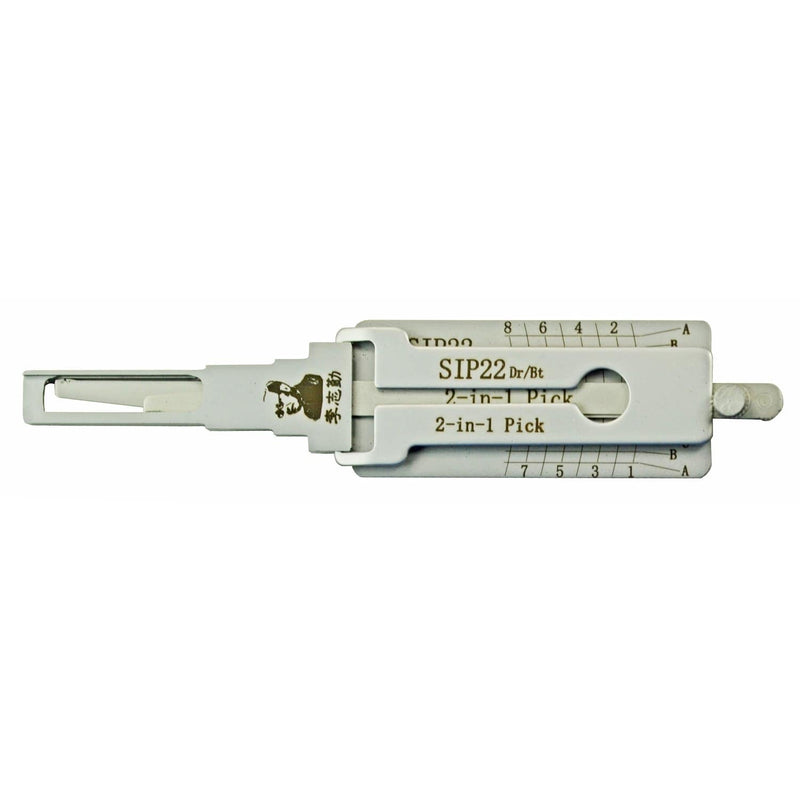 Original Lishi 2-1 Pick/Decoder for Chrysler SIP22 Twin Lifter Lock Picks Original Lishi
