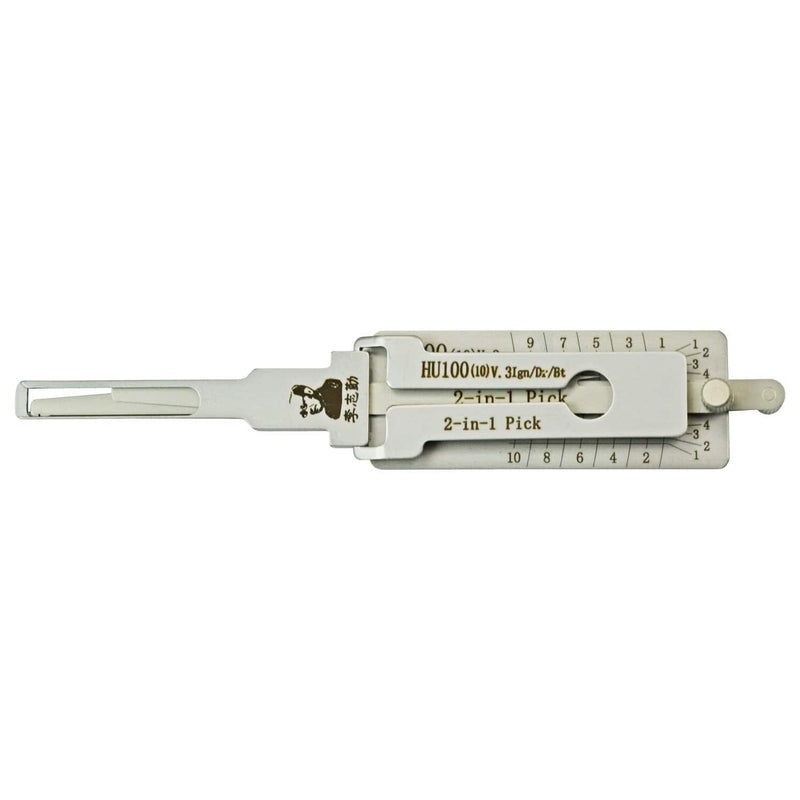 Original Lishi 2-1 Pick/Decoder for GM HU100 (10) V.3 Lock Picks Original Lishi