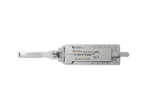 Original Lishi 2-1 Pick/Decoder for HU100 (8-Cut, B116) 2-in-1 Pick-Decoder Original Lishi