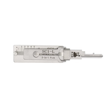 Original Lishi 2-1 Pick/Decoder for SC1-L (Reverse Handing) 2-in-1 Pick-Decoder Original Lishi