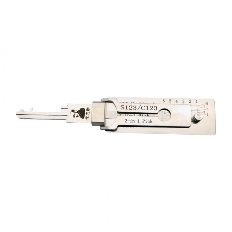 Original Lishi 2-1 Pick/Decoder for Schlage Everest S123, C123 Lock Picks Original Lishi