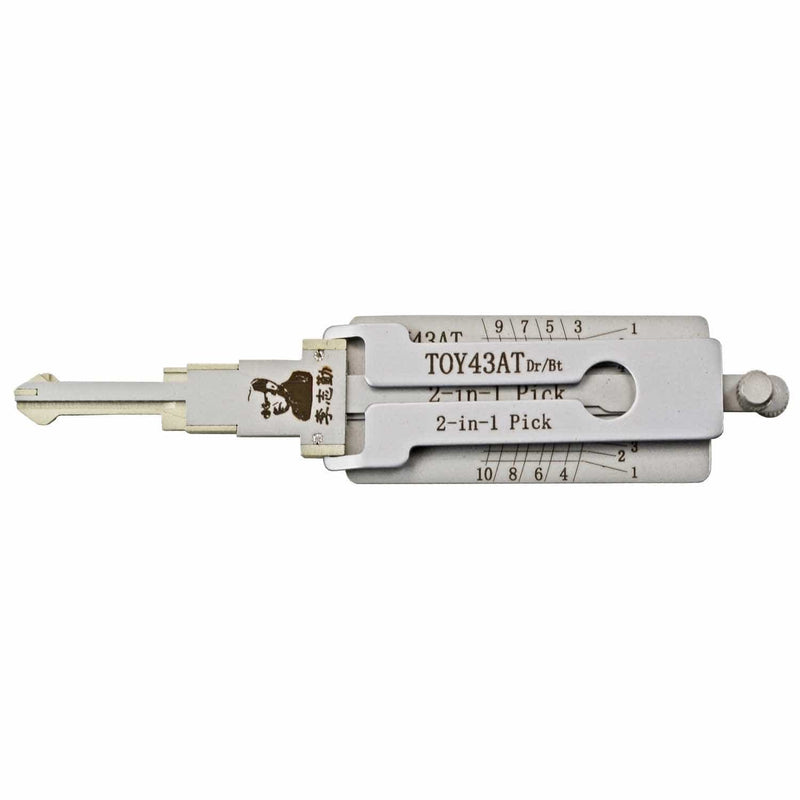 Original Lishi 2-1 Pick/Decoder for Toyota TOY43AT Lock Picks Original Lishi