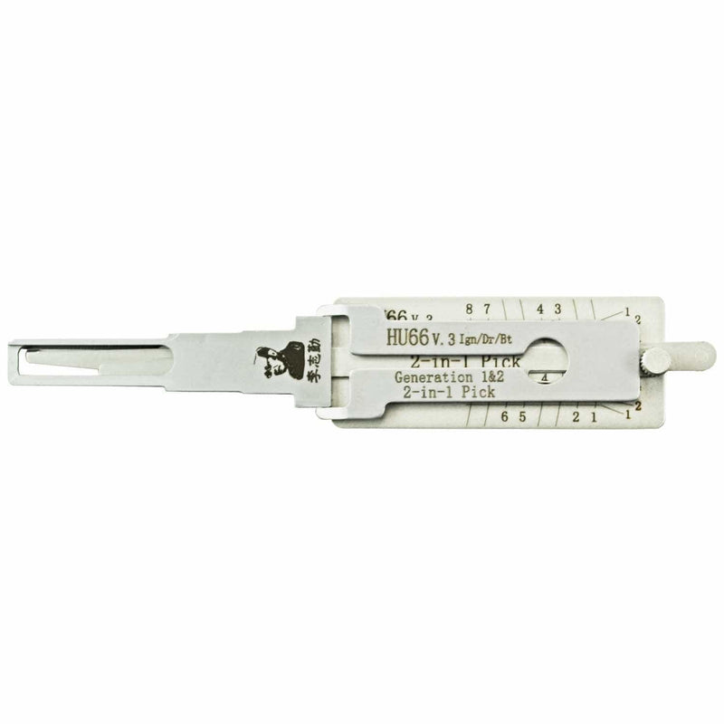 Original Lishi 2-1 Pick/Decoder for VW HU66 Twin Lifter Lock Picks Original Lishi