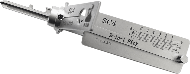 Original Lishi 2 in 1 Pick for Schlage SC4 Lock Picks Original Lishi