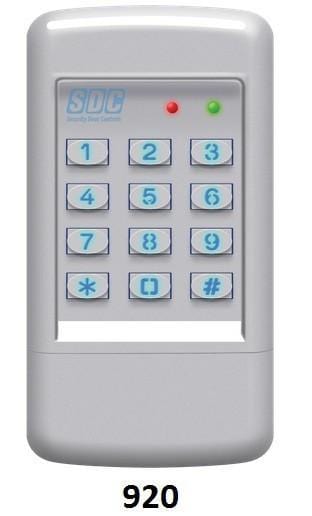 SDC 920 Digital Keypad, 500 Users Locksets SDC