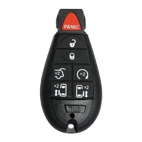 Chrysler, Dodge, and Jeep OEM Replacement FOBIK - 7 Button w/ Remote Start, Hatch, and Sliding Van Doors Chrysler FOBIK Keys Solid Keys USA