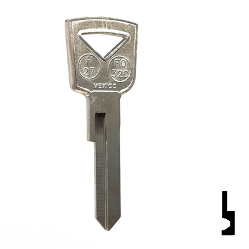 H27, 1127DP Ford Key Automotive Key JMA USA