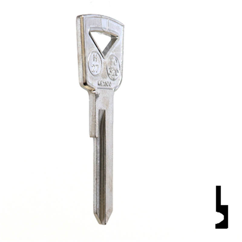 H27, 1127DP Ford Key Automotive Key JMA USA