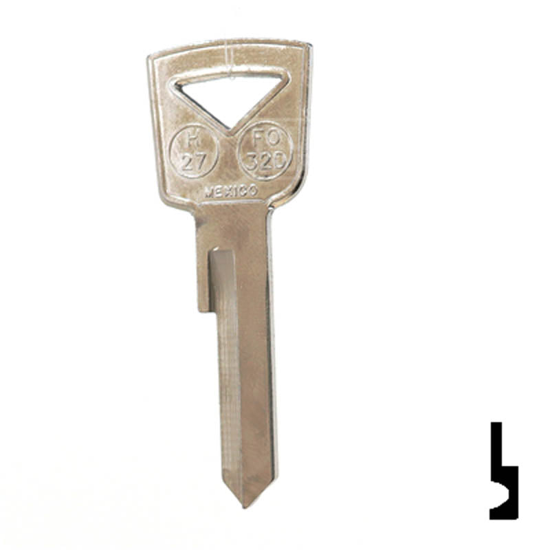 H27, 1127DP Ford Key Automotive Key JMA USA