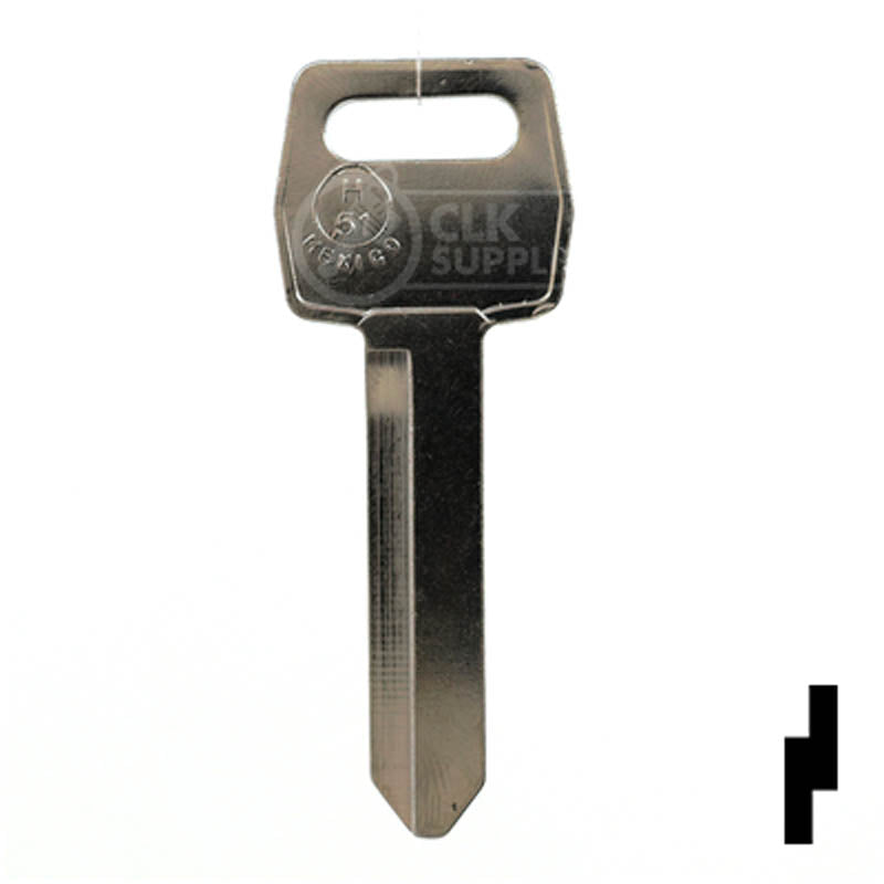H51, 1167FD Ford Key Automotive Key JMA USA