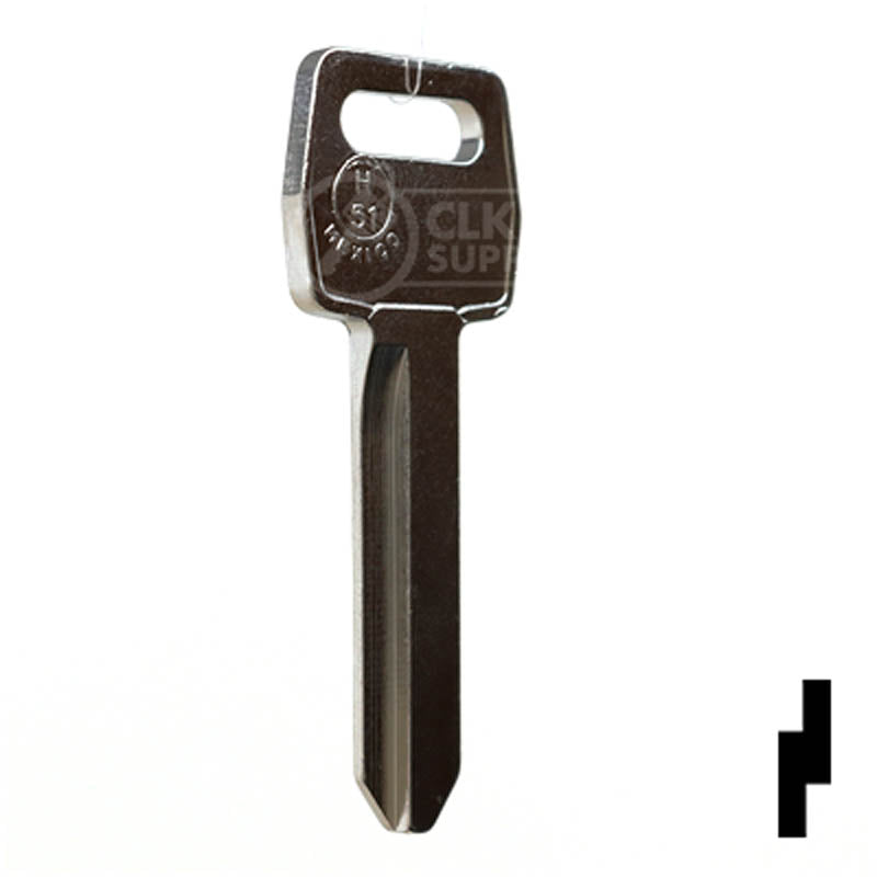 H51, 1167FD Ford Key Automotive Key JMA USA