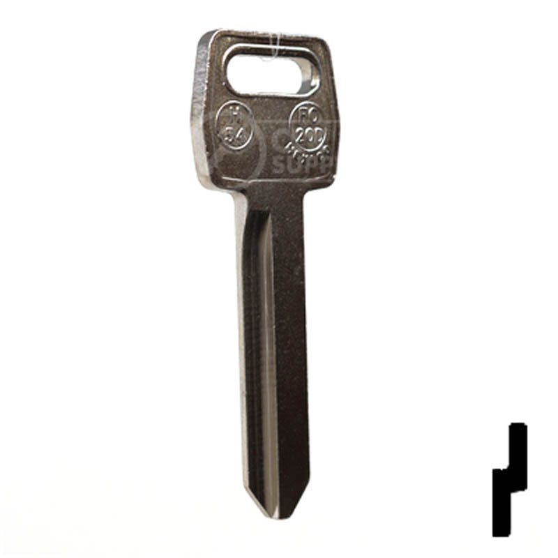 H54 JMA Ford Key Blank Automotive Key JMA USA