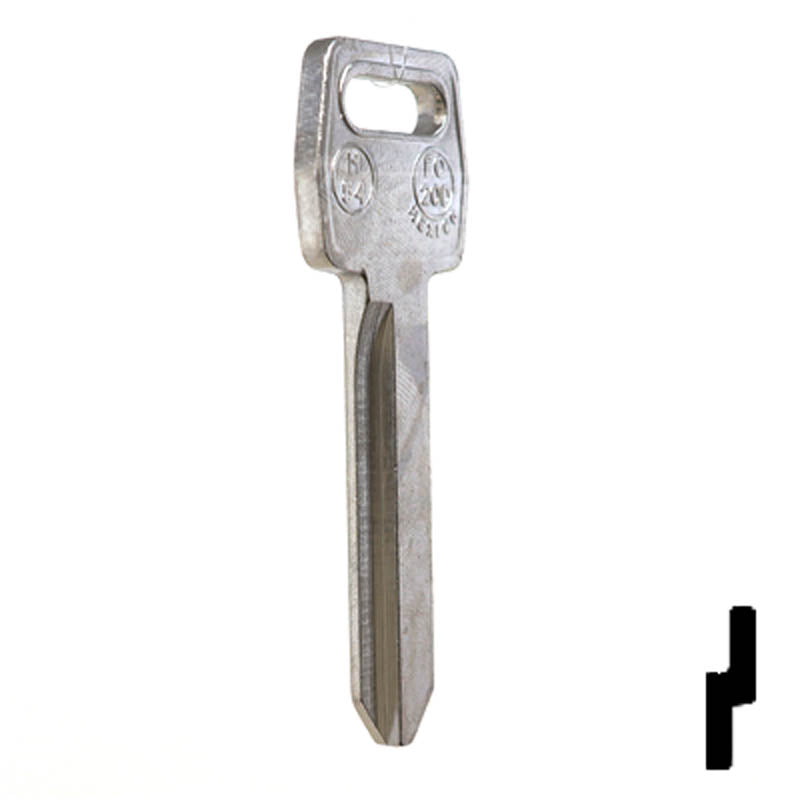 H54 JMA Ford Key Blank Automotive Key JMA USA