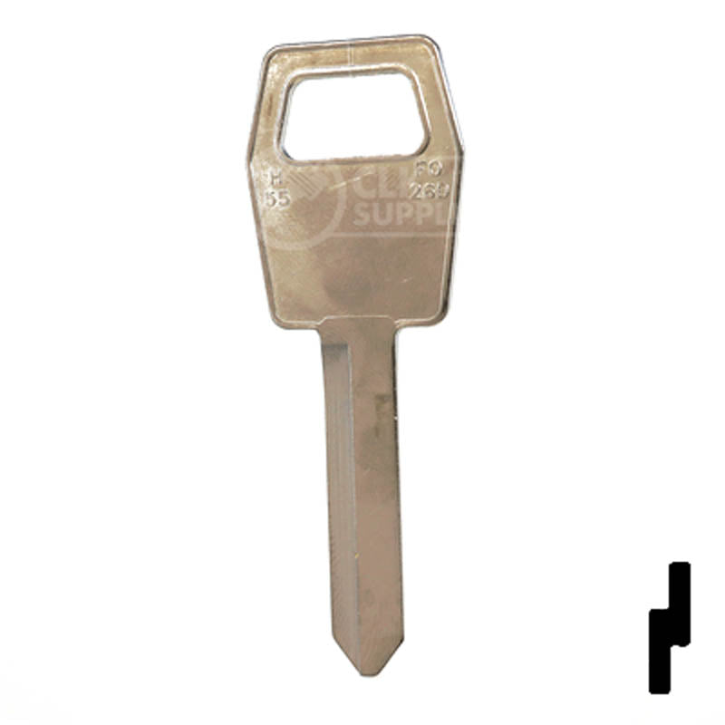 H55,1185FD Ford Key Automotive Key JMA USA