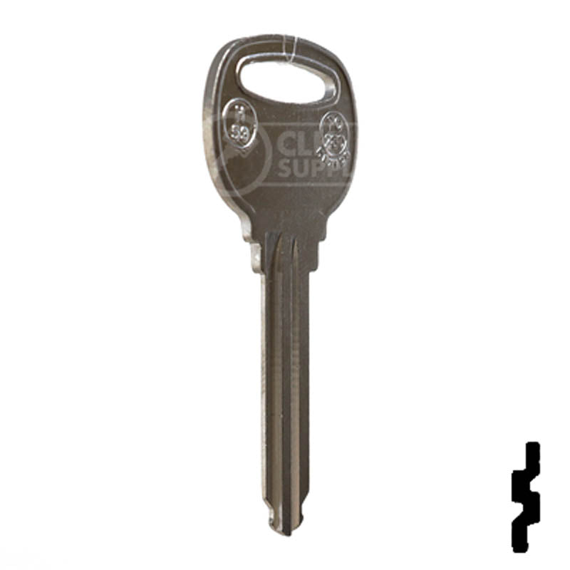 H59, X202 Ford Key Automotive Key JMA USA