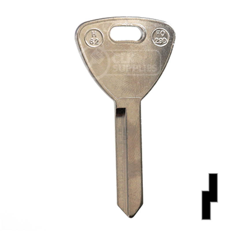 H62, 1191ET Ford Key Automotive Key JMA USA
