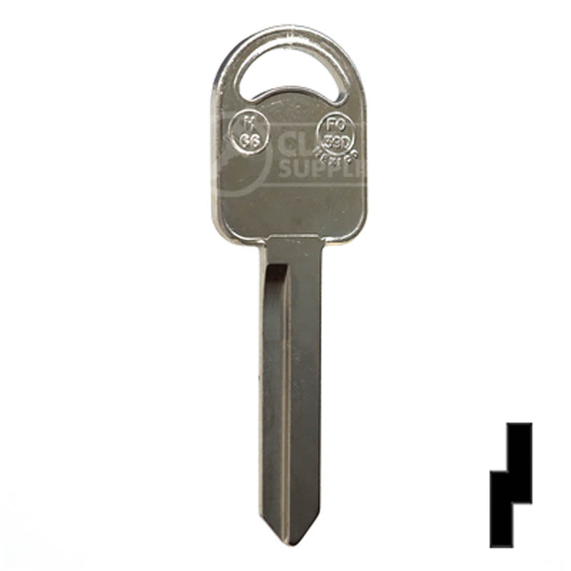 H66, 1193MU Ford Key Automotive Key JMA USA