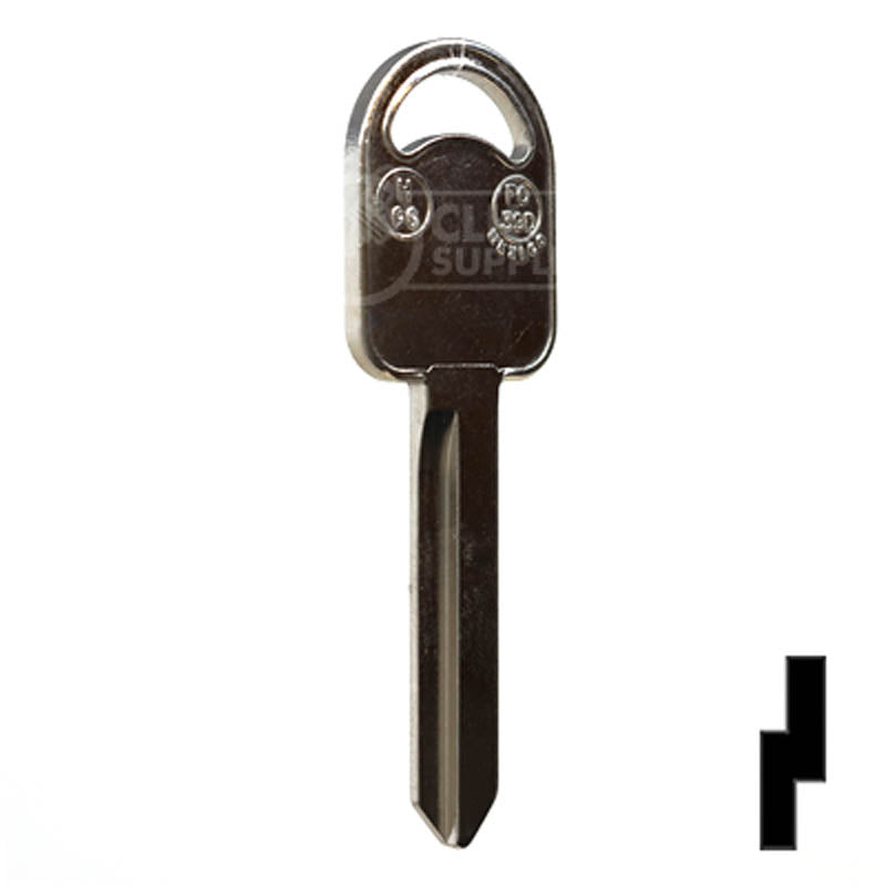 H66, 1193MU Ford Key Automotive Key JMA USA