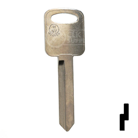 H67, 1193FD Ford Key Automotive Key JMA USA