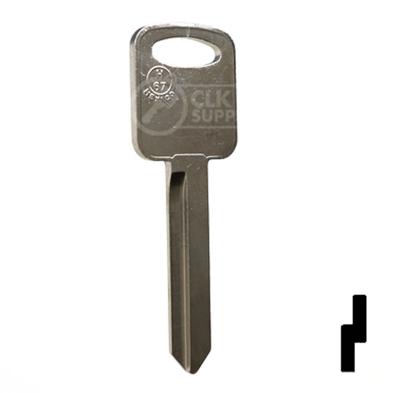 H67, 1193FD Ford Key Automotive Key JMA USA