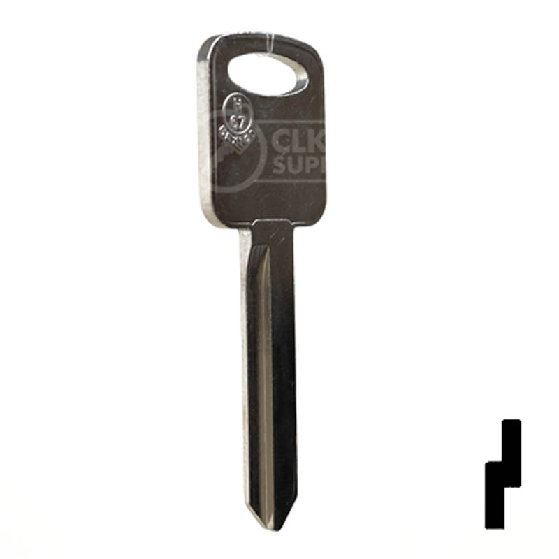 H67, 1193FD Ford Key Automotive Key JMA USA