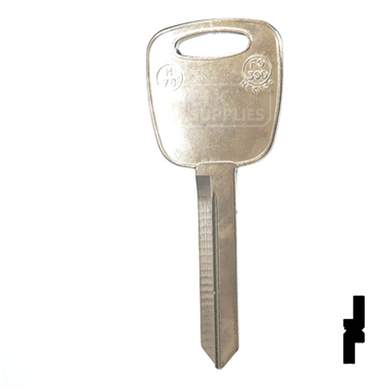 H78, 1196CM Ford Automotive Key JMA USA