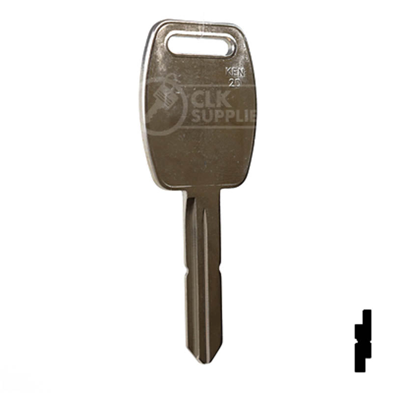 K1994, B87 Kenworth Key Automotive Key JMA USA