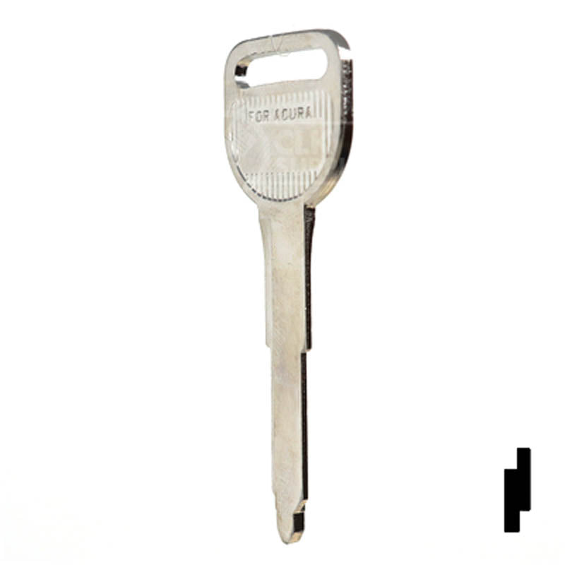 Uncut Key Blank | Acura | HD93 Automotive Key Ilco