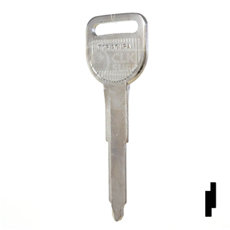 Uncut Key Blank | Acura | HD93 Automotive Key Ilco