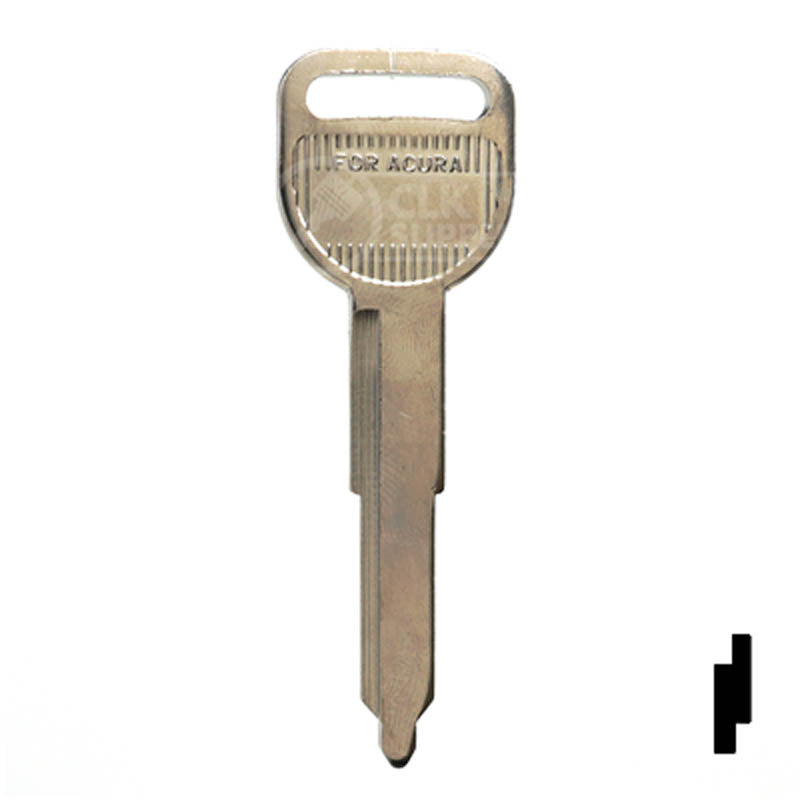 Uncut Key Blank | Acura | HD93 Automotive Key Ilco