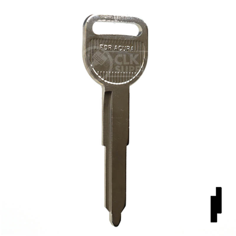 Uncut Key Blank | Acura | HD93 Automotive Key Ilco