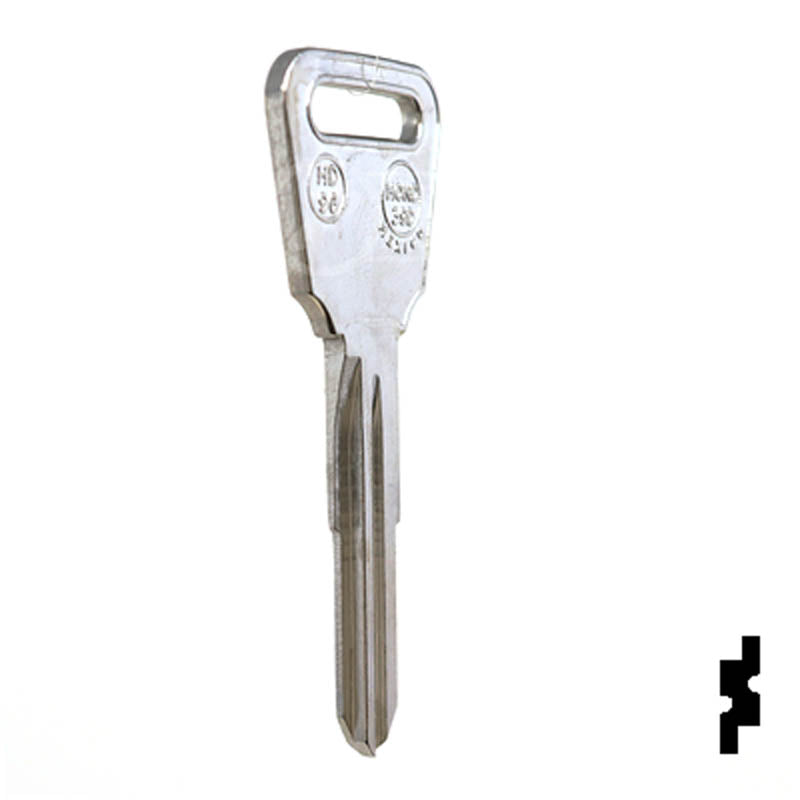 Uncut Key Blank | Acura | HD96 Automotive Key Ilco