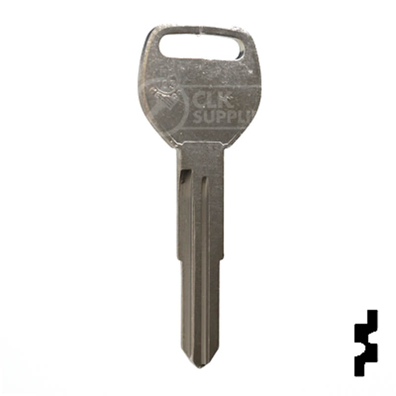 Uncut Key Blank | Acura | Honda | X214, HD103 Automotive Key JMA USA