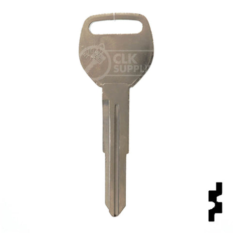Uncut Key Blank | Acura | Honda | X214, HD103 Automotive Key JMA USA