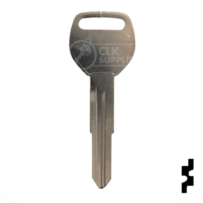 Uncut Key Blank | Acura | Honda | X214, HD103 Automotive Key JMA USA