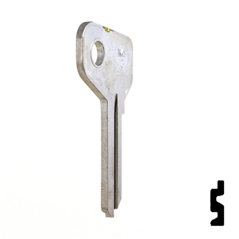 Uncut Key Blank | Alfa Romeo, Fiat | FT38 Automotive Key JMA USA