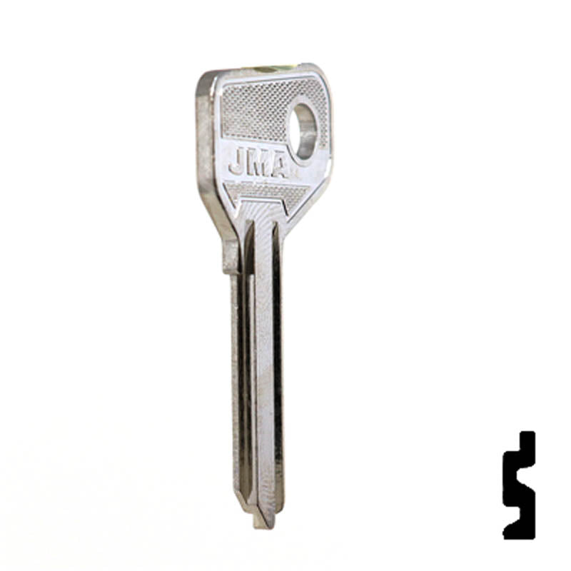 Uncut Key Blank | Alfa Romeo, Fiat | FT38 Automotive Key JMA USA