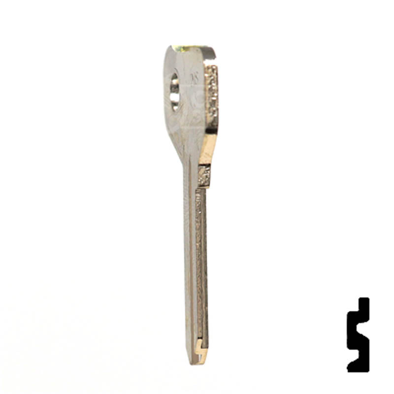Uncut Key Blank | Alfa Romeo, Fiat | FT38 Automotive Key JMA USA