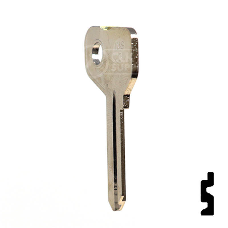 Uncut Key Blank | Alfa Romeo, Fiat | FT38 Automotive Key JMA USA