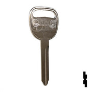 Uncut Key Blank | B102, P1113 | GM Automotive Key JMA USA
