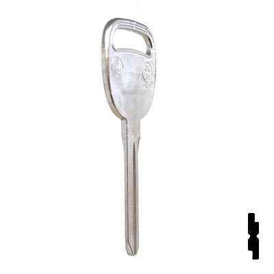 Uncut Key Blank | B102, P1113 | GM Automotive Key JMA USA