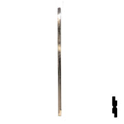 Uncut Key Blank | B102, P1113 | GM Automotive Key JMA USA